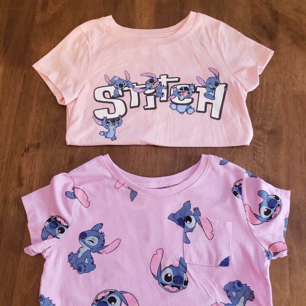 2 girls STITCH t-shirts